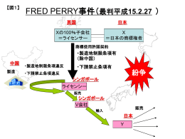 FRED PERRY事件（最判平成15.2.27 ）