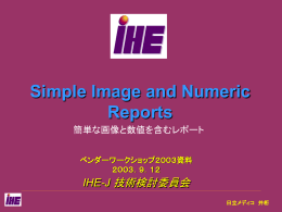 Report Repository - IHE-J