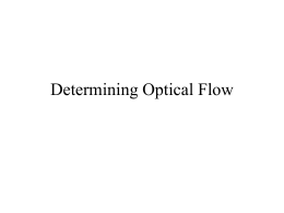 "Determining Optical Flow", Artificial Intelligence, 17, pp.185-203