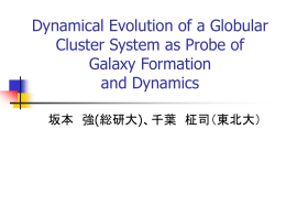 Dynamical Evolution of a Globular Cluster System as Probe of