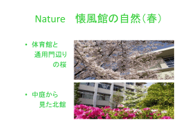 Nature 懐風館の自然（春）