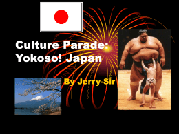Culture Parade: Yokoso! Japan