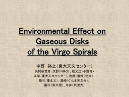 Virgo環境効果