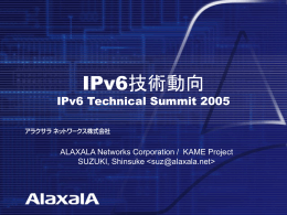 A Proposal for IPv6 Multicast R&D