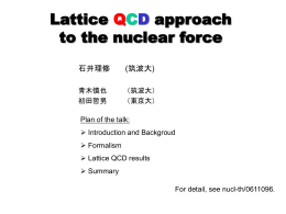 The Lattice QCD result of NN potential