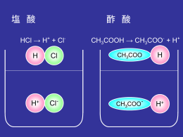 実践1_展開1_塩酸、酢酸の電離