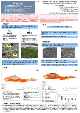 3,河川管理に向けた砂州上の樹林化予測モデルの開発