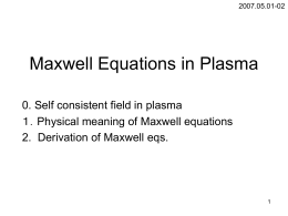 Maxwell eq.