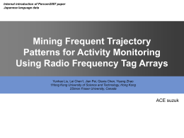 2. Activity Monitoring Using Tag Arrays