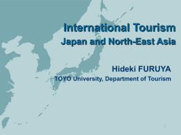 Present Issue of Tourism Japan and North