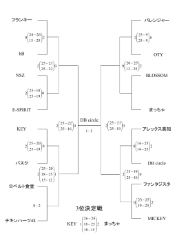 トーナメント結果へのリンク