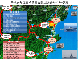平成26年度宮崎県総合防災訓練イメージ図（PowerPointファイル：408KB）