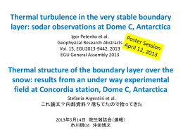 Thermal turbulence in the very stable boundary layer: sodar
