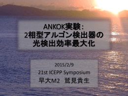 21st ICEPP Symposium