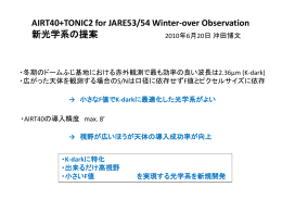 AIRT40+TONIC2 for JARE53/54 Winter