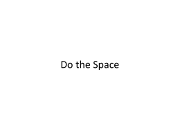 Do the Space