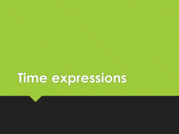 Time expressions - Japanese Teaching Ideas