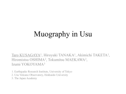 Muography in Usu