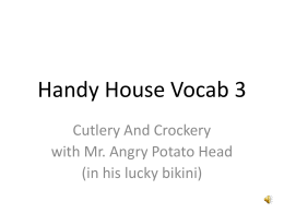 Handy House Vocab 3