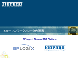 BPLogix + Fiorano SOA Platform