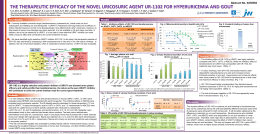 The therapeutic efficacy of the novel uricosuric agent UR