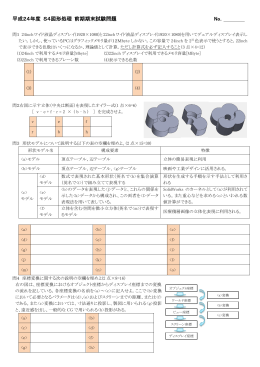 平成16年度 S4図形処理 前期期末試験問題