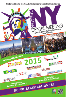 Greater New York Dental Meeting 2015