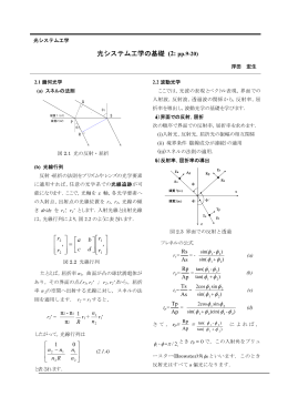 光システム工学の基礎 (2: pp.9-20)