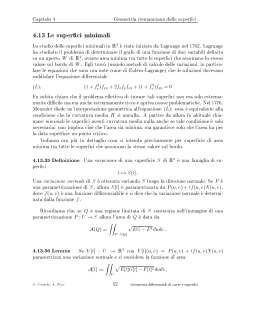 Capitolo 4 Geometria riemanniana delle superGci 4.13 Le superfici