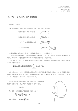 9.マクスウェル方程式と電磁波 p.33