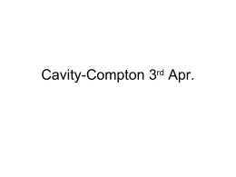Cavity-Compton 3rd Apr.