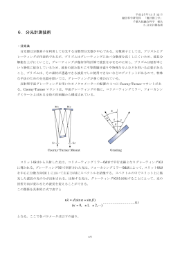 6. 分光計測技術 p.21