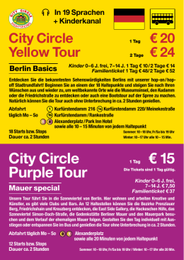 City Circle - BBS Berliner Stadtrundfahrt