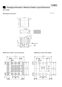 CL-2025 Packaging Information / Reference Pattern Layout