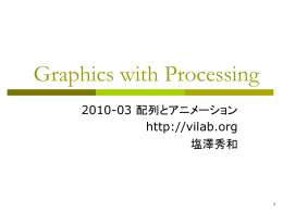 Graphics with Processing