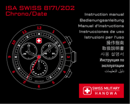 ISA SWISS 8171/202 Chrono/Date - swiss military