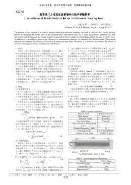 音響放射力 - 日本大学理工学部