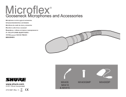 Shure MX405 MX410 MX400SMP MX400DP MX415 User Guide