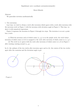 Equidistant curve coordinate system(inversions(6)) Morio