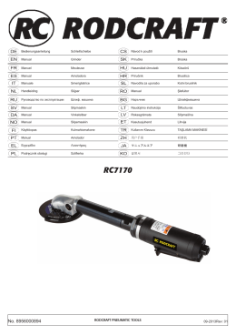 RC7170 - Rodcraft Pneumatic Tools