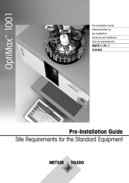 OptiMax Pre-Installation Guide