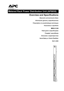 (Metered Rack Power Distribution Unit) (AP8858)
