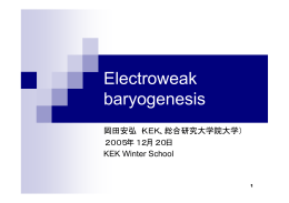 Electroweak baryogenesis