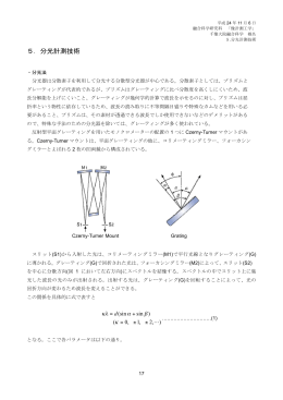 5. 分光計測技術 p.17