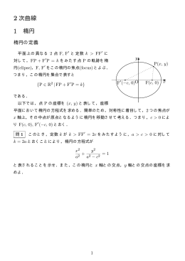 2 次曲線 1 楕円 - So-net