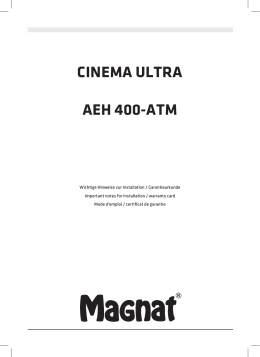 Cinema Ultra aeH 400-atm