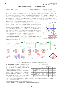 三軸圧縮試験から求めるc、φの不確かさ評価方法 D - 06