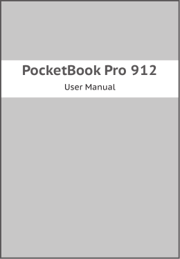 User Guide for PocketBook 912