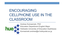 Cellphones in the Classroom.pptx - Komasin.com