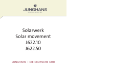 Solarwerk Solar movement J622.10 J622.50
